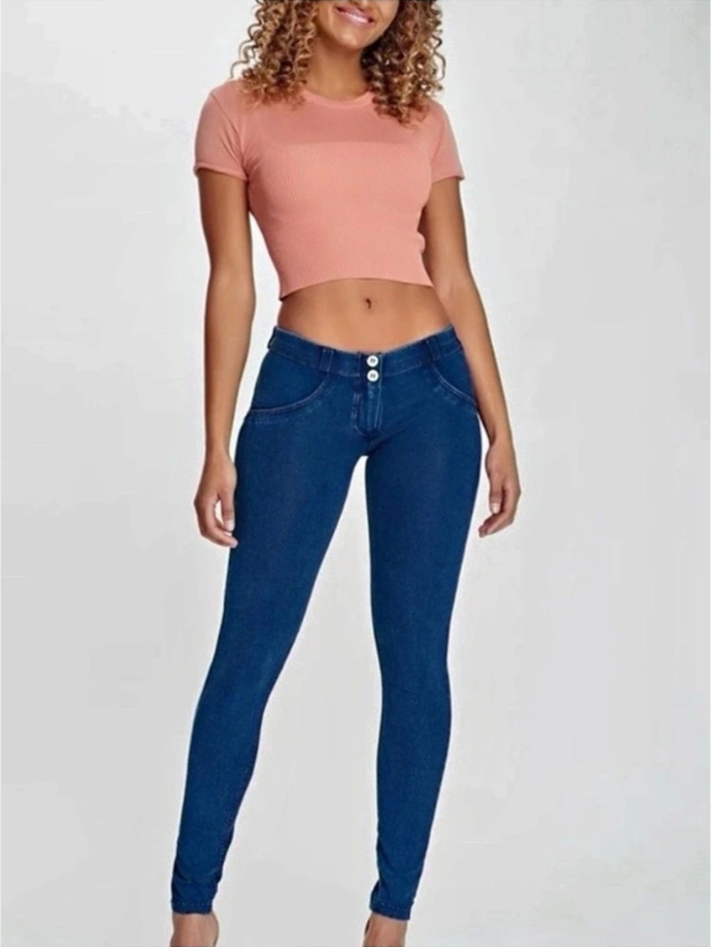 Freddy WR.UP Regular Rise Skinny Jeans Blue